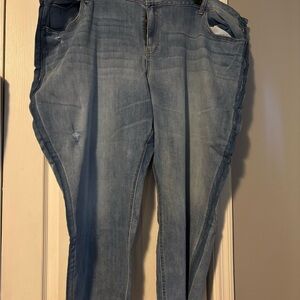 Old Navy Women's Light Blue Ankle Jeans
